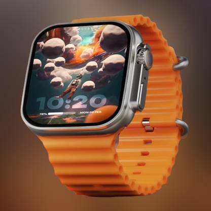 KadWaniya T800 Ultra Smart Watch With Wireless Charging Smartwatch