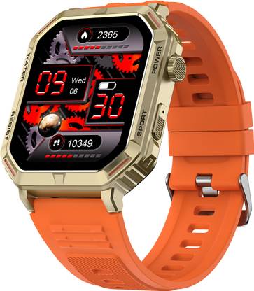 Fire-Boltt Commando 49.5mm (1.95) AMOLED Smart Watch, 123 sports modes, Bluetooth calling Smartwatch