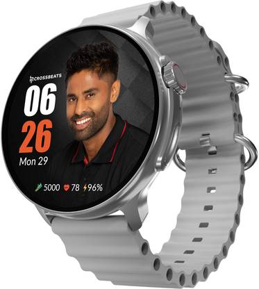 CrossBeats Always On, Advanced AI ENC Bluetooth Calling, in-Built Games, Fast Charge Smartwatch