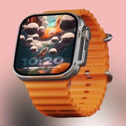 KadWaniya T800 Ultra Smart Watch With Wireless Charging Smartwatch