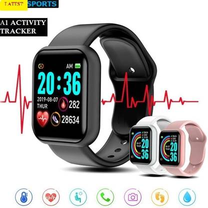 Bymaya D2949(A1) PLUS SLEET TRACKER BLUETOOTH SMART WATCH BLACK (PACK OF 1) Smartwatch