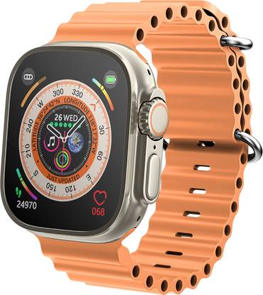 Elista SmartRist E-2 BT Calling 2.01 inch HD Display with AI Voice , Metal Frame Smartwatch