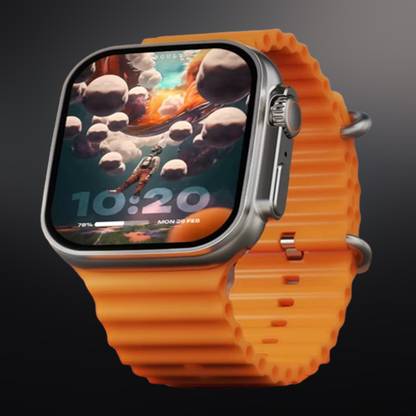 KadWaniya T800 Ultra Smart Watch With Wireless Charging Smartwatch
