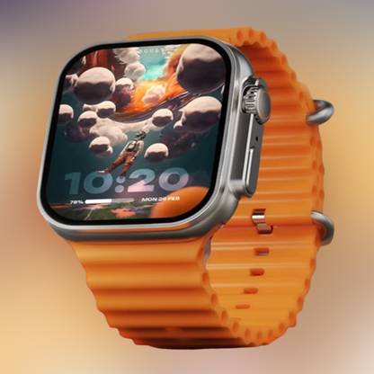 KadWaniya T800 Ultra Smart Watch With Wireless Charging Smartwatch