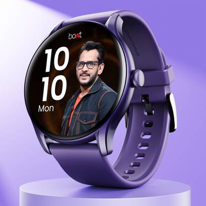 boAt Lunar Connect Ace w/ 3.63 cm(1.43") AMOLED Display,BT Calling,Sports Modes, IP68 Smartwatch