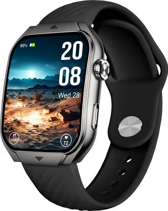 beatXP Unbound Curv 1.96” 3D Curved AMOLED Bluetooth Calling Smart Watch, Metal Body Smartwatch