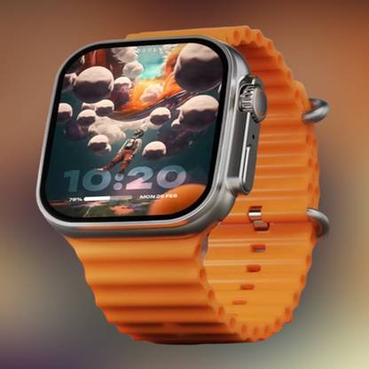 KadWaniya T800 Ultra Smart Watch With Wireless Charging Smartwatch