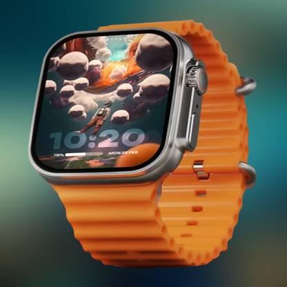 KadWaniya T800 Ultra Smart Watch With Wireless Charging Smartwatch