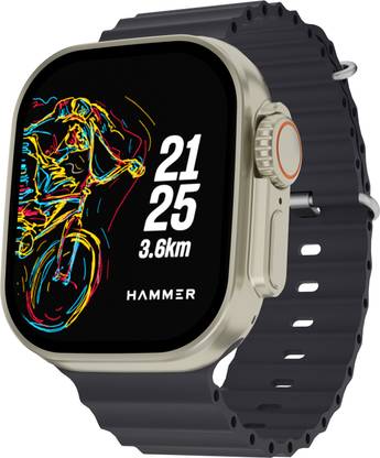 Hammer Active 2.0 Plus Bluetooth Calling Gesture Control Smartwatch