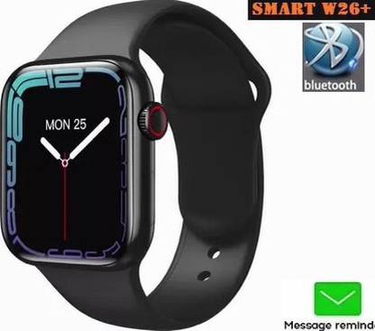 jorugo F70(W26+) PLUS MULTI SPORTS STEP COUNT SMART WATCH BLACK(PACK OF 1) Smartwatch