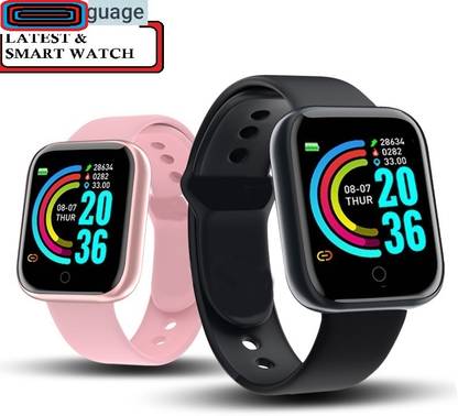 Luxurova B1756 D20 - LATEST STEP COUNT BLUETOOTH SMART WATCH BLACK(PACK OF 1) Smartwatch