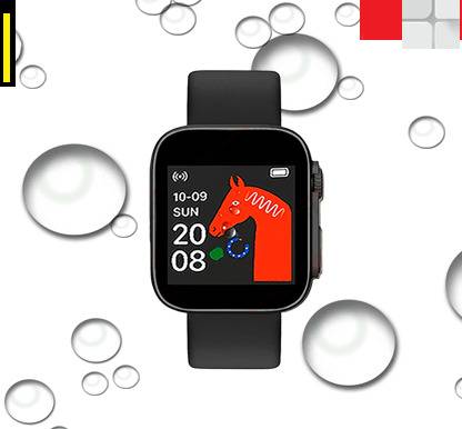 SAWARDE UX1448_D20 ULTRA HEART RATE SMARTWATCH BLACK (PACK OF 1) Smartwatch