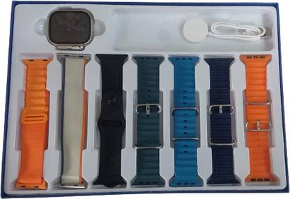 CLUBCLASSY ultra 2 T10 smartwatch calling stainless steel with 7 straps for men & women Smartwatch