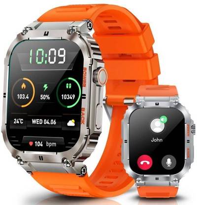 JSH T800 Ultra Smart Watch Series 8 ORANGE Smartwatch