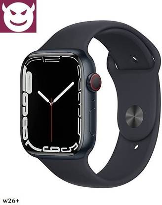 Bymaya G6(W26+) LATEST STEP COUNT MULTI FACES SMART WATCH BALCK(PCACK OF 1) Smartwatch