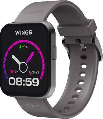 Wings Meta 1.85 Made In India HD IPS Single Chip Calling 100+ Sport Mode 100+Watchface Smartwatch