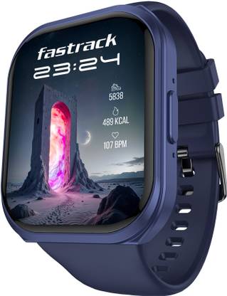 Fastrack FS1+|2.01'' Biggest UltraVU Display|Industry Best 950 Nits|BT Calling Smartwatch