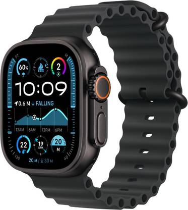 Apple Watch Ultra 2 GPS + Cellular 49mm Black Titanium with Black Ocean Band