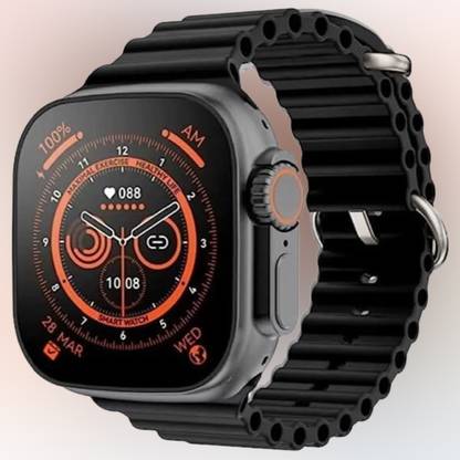 KadWaniya T800 Ultra Smart Watch With Wireless Charging Smartwatch