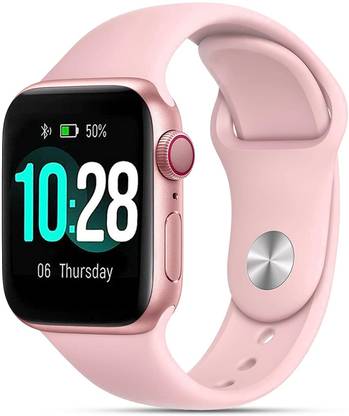 GameSir I7 Pink Touch screen, BT Calling, Health & Fitness, Music, App Notifications Smartwatch