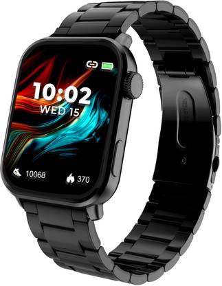 beatXP Unbound+ 1.8" AMOLED Display, BT Calling, Voice Assistant Metal Strap Smartwatch