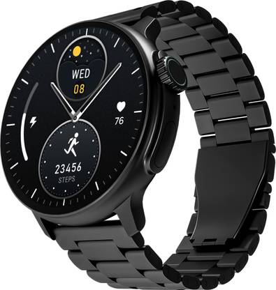 boAt Lunar Tigon w/ 3.68 cm(1.45") AMOLED Display,Always ON Display, Functional Crown Smartwatch