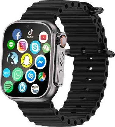 BOOMLY T800 Ultra SmartWatch With BT Calling and Answer Full Touch Fitness 5G Smartwatch