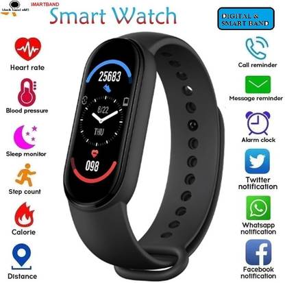 FOZZBY F1411 M5_LATEST ACTIVITY TRACKER MULTI SPORTS SMART BAND BLACK(PACK OF 1)