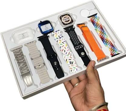 EVAAENTERPRISES evvaxsmartwach 7 in one combo Smartwatch