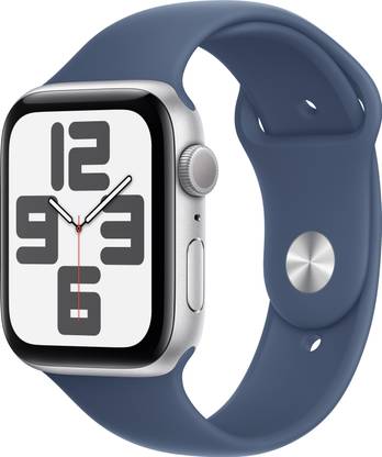 Apple Watch SE GPS 44mm Silver Aluminium with Denim Sport Band