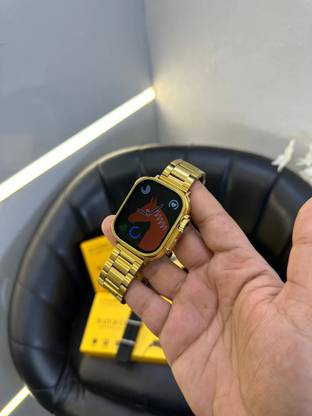 TECHMAZE S9 Ultra Watch Ultra Golden Edition with 45 mm Display Businessman Smartwatch