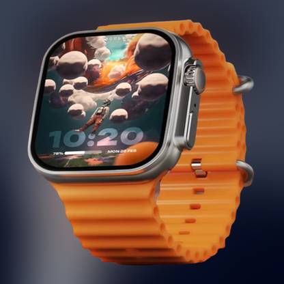 KadWaniya T800 Ultra Smart Watch With Wireless Charging Smartwatch