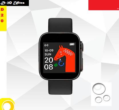 Bygaura W68_D20 ULTRA CALORIES COUNT SMARTWATCH BLACK (PACK OF 1) Smartwatch
