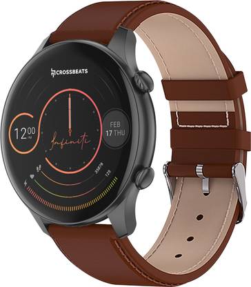 CrossBeats Orbit Infiniti 2.0 1.43” AMOLED DISPLAY BT Calling 4 GB Storage 200+ Sports Mode Smartwatch