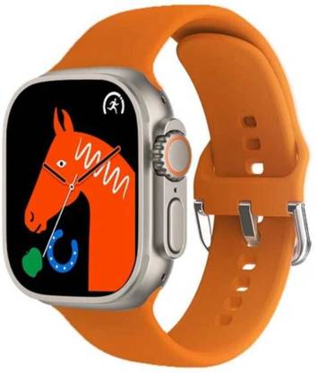 HRYFiNE Premium Quality Big Display Bluetooth Calling with Crown work,100+ watch face Smartwatch