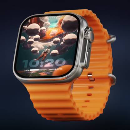 KadWaniya T800 Ultra Smart Watch With Wireless Charging Smartwatch