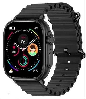 Satyam TRADERS T800 Ultra Smart Watch& fitness and casual wear watch (BLACK STRAP) Smartwatch