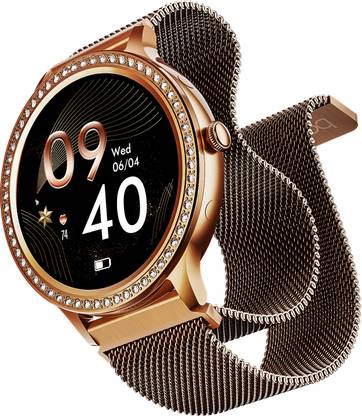 boAt R32 Women's Luxury Watch w/Female Health Tracker,1.32''(3.3 cm)HD Display Smartwatch