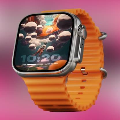 KadWaniya T800 Ultra Smart Watch With Wireless Charging Smartwatch