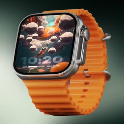 KadWaniya T800 Ultra Smart Watch With Wireless Charging Smartwatch