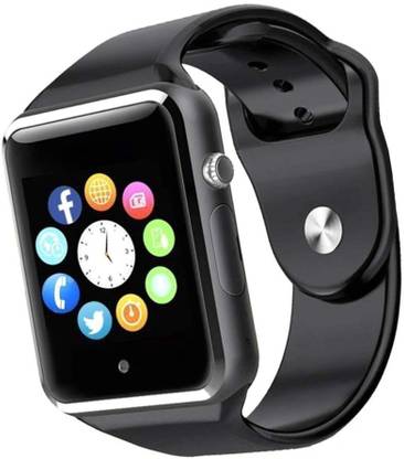 Shop New A1 Smart Watch - Mini Phone - Support SIM / Memory Card / Voice Calling / Camera Smartwatch