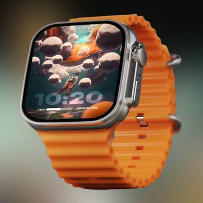 KadWaniya T800 Ultra Smart Watch With Wireless Charging Smartwatch