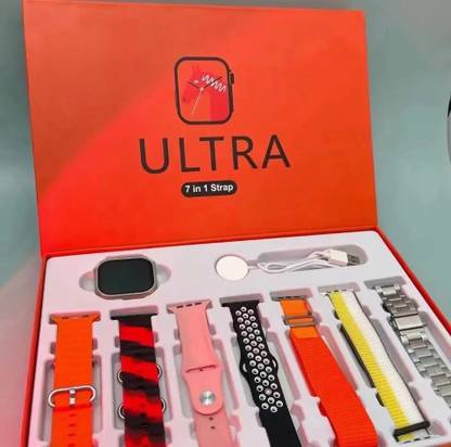 Veera Watch 8 MM,IP67,SpO2,Sports,Calling,7 Belt Smartwatch Smartwatch