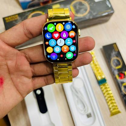 S2D Series 9 Curve Display 24k Golden Edition Top Quality Smartwatch