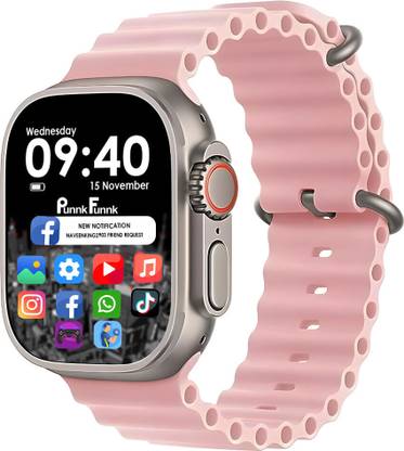 PunnkFunnk T800 ultra Series 8 with AI assistant, bluetooth calling and fitness Smartwatch