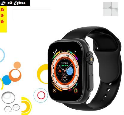 Bymaya W259_D20 ULTRA FITNESS TRACKER SMARTWATCH BLACK (PACK OF 1) Smartwatch