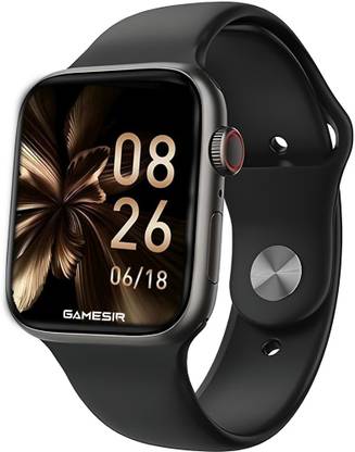 GameSir T500 Pro with Black Strep HD Display BT Calling, Fitness Tracking Smartwatch Smartwatch