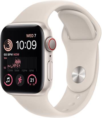 Apple Watch SE GPS + Cellular (2nd Gen) Heart Rate Monitor, Sleep and Health Tracker