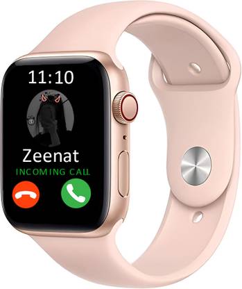 MORDEN i8 Pink 1.69" HD Display BT Calling, Music Control, App Compatible, Multi Faces Smartwatch