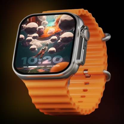KadWaniya T800 Ultra Smart Watch With Wireless Charging Smartwatch